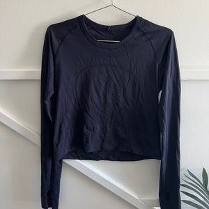 Navy swiftly 2.0 length long sleeve